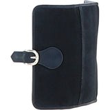 Ashwood 10 Card Suede Leather Purse Navy: S-21