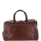 Leather Weekend Holdall Brandy : DR BAG
