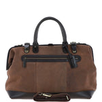 Leather Weekend Holdall  Brown : DR BAG