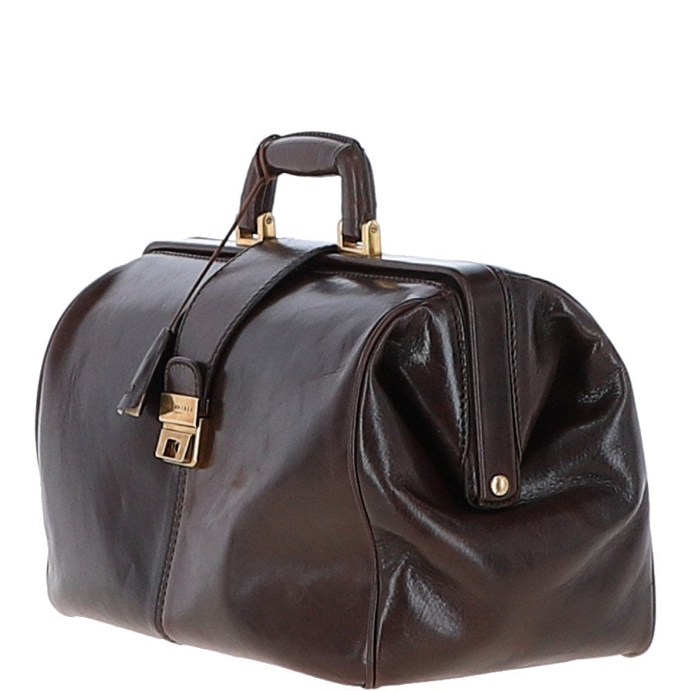 The Bridge Italian Leather Dr Bag Dark Brown: 006800301 17