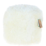 Fenland Sheepskin Pouffe Stool Ivory: FF-POUFFE