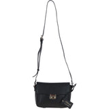 Ashwood Leather Cross Body Bag Black: C-50