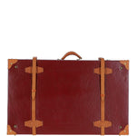 Ashwood Vintage Large Leather Trunk Red: VIN-26