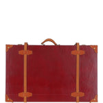 Ashwood Vintage Large Leather Trunk Red: VIN-26