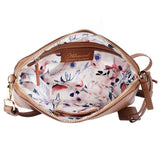 Women's Leather Shoulder Handbag Tan: 63787