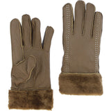 Women's Sheepskin Gloves Khaki : DB-807