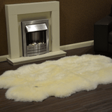 Fenland Luxury Sheepskin Octo Rug Ivory