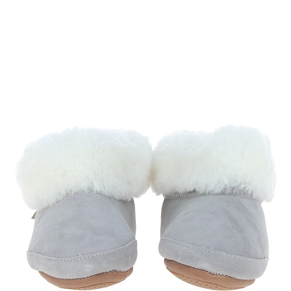  Women's Sheepskin Slippers Light Grey: LADIES BOOTYS