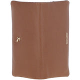 14 Card RFID Protected XL Leather Purse Two Tone Tan: S-4