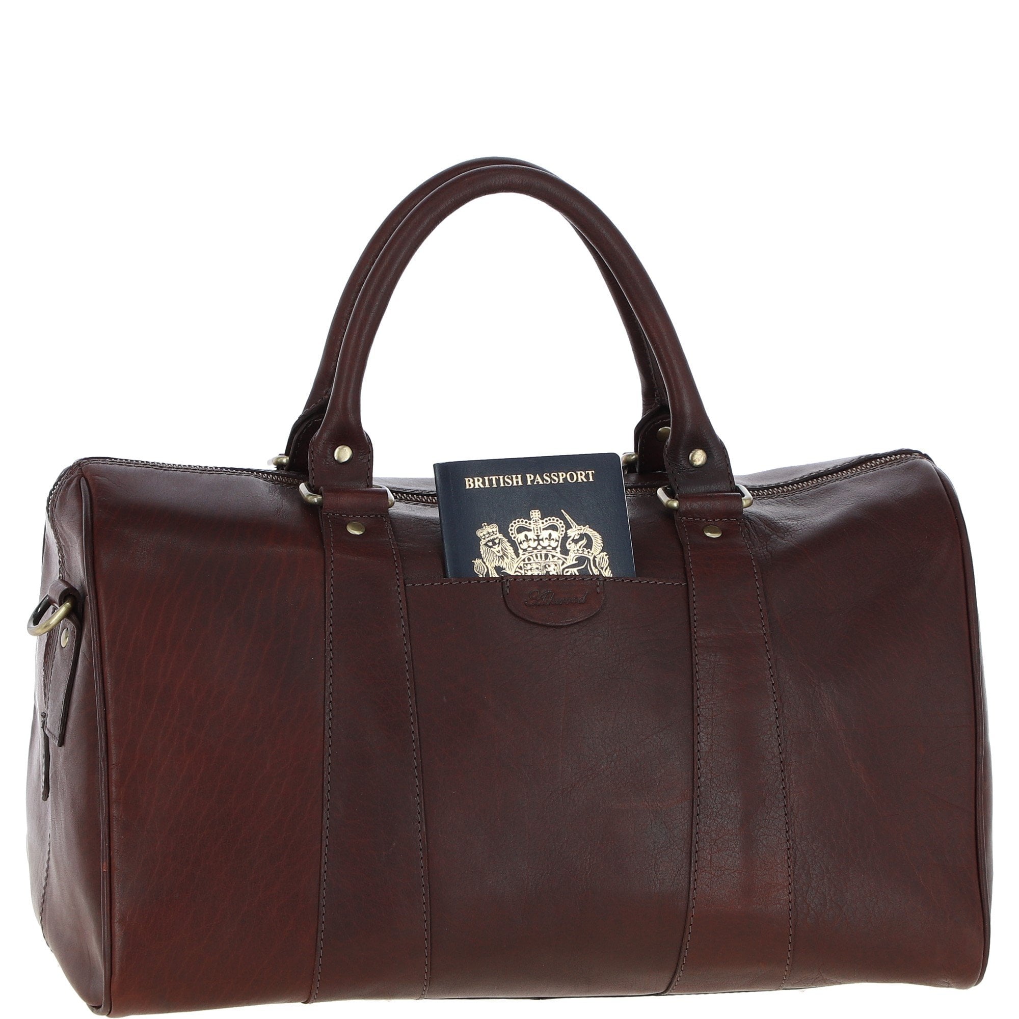 Ashwood Leather Holdall – Chestnut Tan: T-76