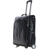 Ashwood Leather Wheeled Suit Carrier Black : 89149