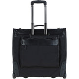 Ashwood Leather Wheeled Suit Carrier Black : 89149
