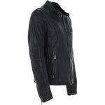 Trapper Leather Jacket Black : Largo