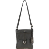 Ashwood Leather Crossbody Bag Khaki: 64033