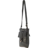Ashwood Leather Crossbody Bag Khaki: 64033