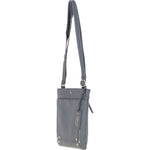 XSpirit' Leather Crossbody Bag Charcoal Grey: 63033/CB4