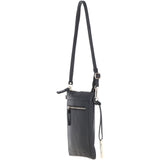 Ashwood Leather Crossbody Smart Phone Bag Black: Z-71