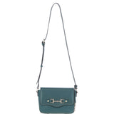 Ashwood Flap Over Leather Crossbody Bag Green: Z-75