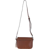 Ashwood Flap Over Leather Crossbody Bag Tan: Z-75