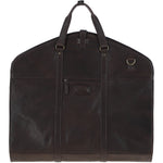 Mens Leather Suit Carrier Brown: Savile