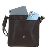 Ashwood Leather Flight Bag  Brown: Dean