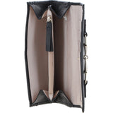 7 Card RFID Protected Large Leather Purse Black: Z-79