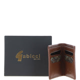 Leather Classic 8 Card Billfold Wallet Tan: GB-801