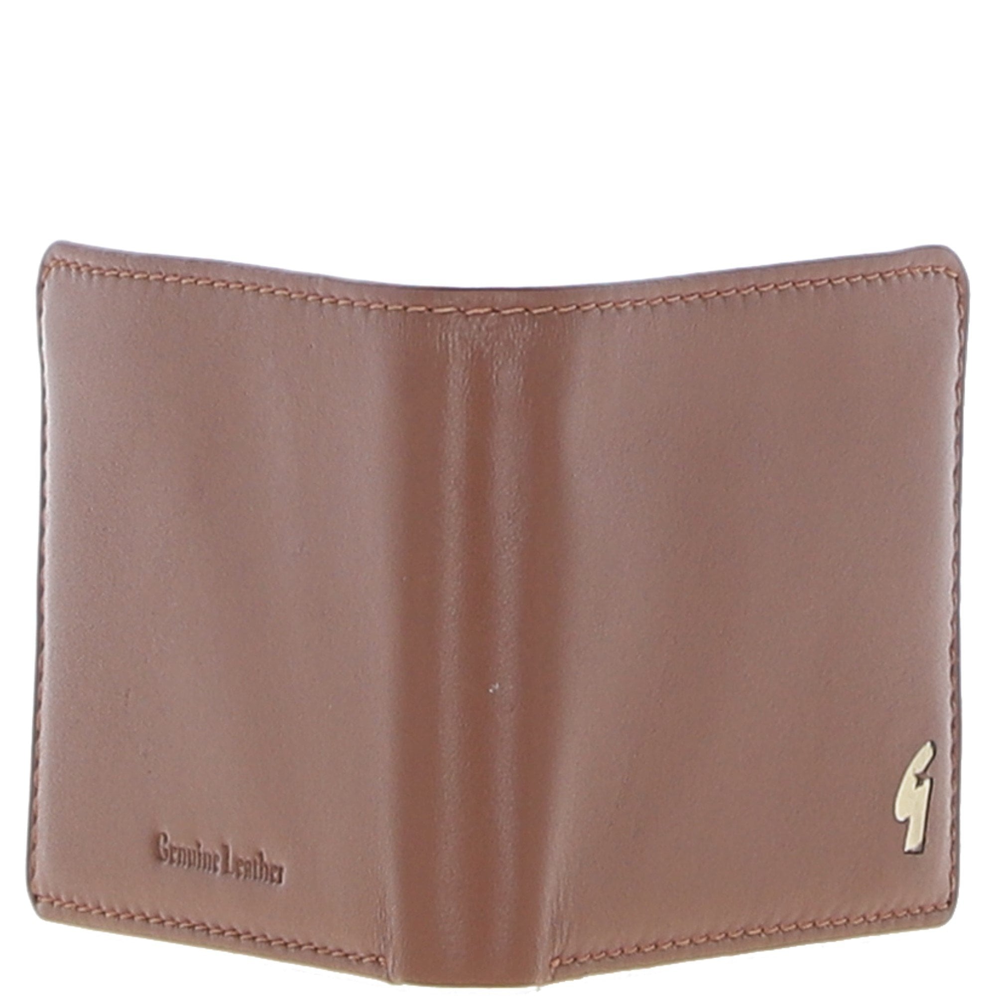 Leather Classic 8 Card Billfold Wallet Tan: GB-801