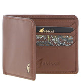 Leather Classic 8 Card Billfold Wallet Tan: GB-801