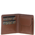 Gabicci Leather 4 Card Billfold Wallet Tan: GB-802