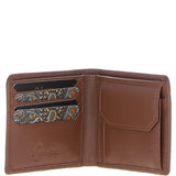 Gabicci Leather 4 Card Billfold Wallet Tan: GB-802