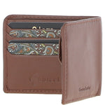 Gabicci Leather 4 Card Billfold Wallet Tan: GB-802