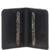 Gabicci Small Leather 6 Card Billfold Wallet Black: GB-803