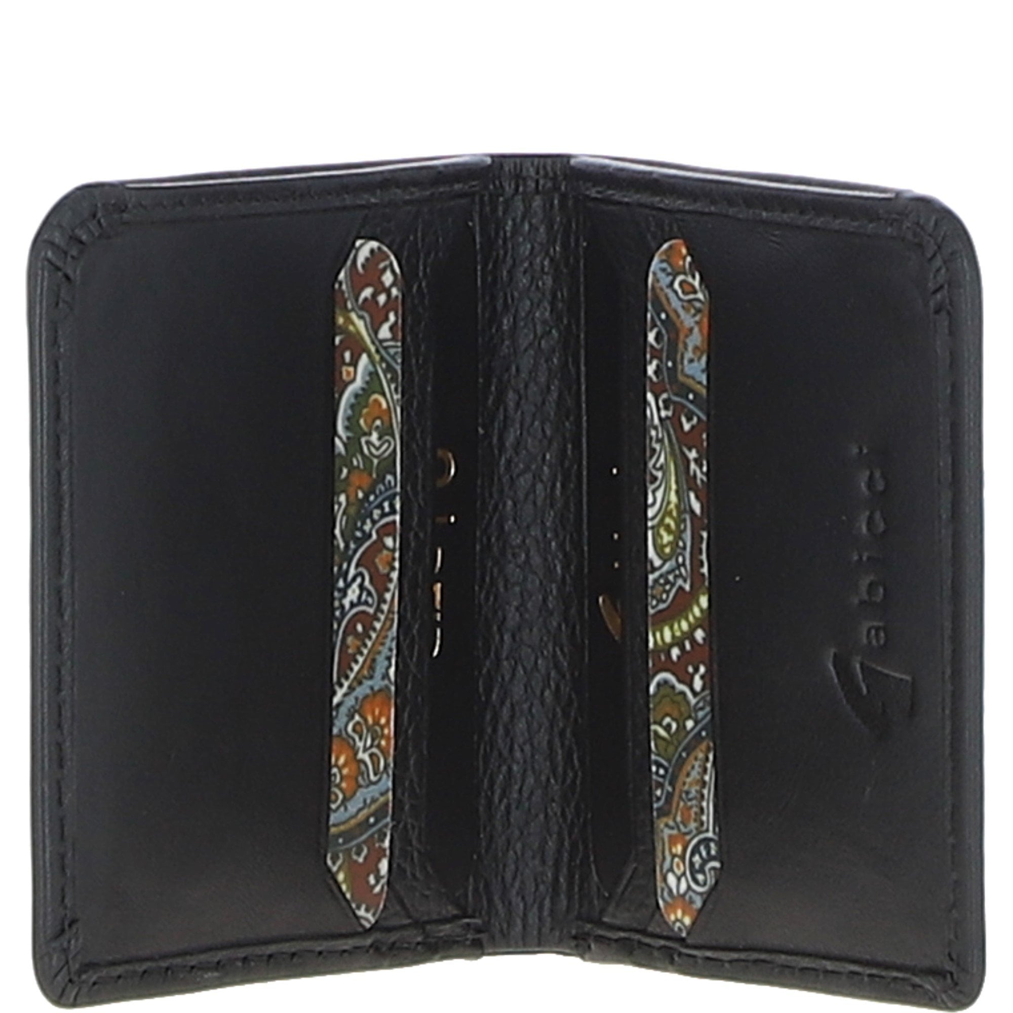 Gabicci Small Leather 6 Card Billfold Wallet Black: GB-803