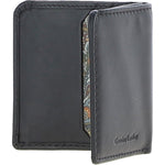 Gabicci Small Leather 6 Card Billfold Wallet Black: GB-803