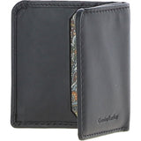 Gabicci Small Leather 6 Card Billfold Wallet Black: GB-803