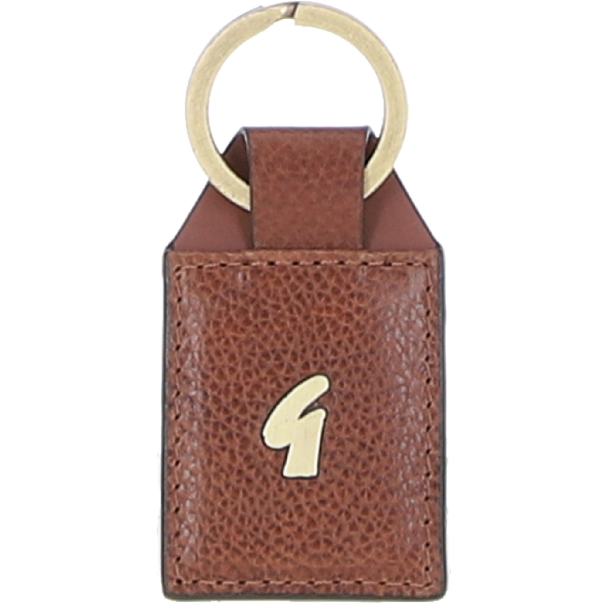 Leather Card Holder & Key Ring Gift Set Chestnut: GB-303-GS