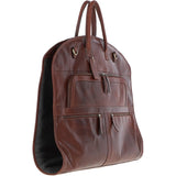 Mens Leather Suit Carrier Tan: K-50