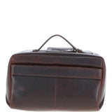 Leather Washbag Brown: K-49