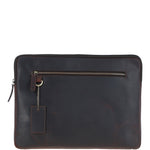 Leather Tablet Holder and A4 Sleeve Section Brown: K-40