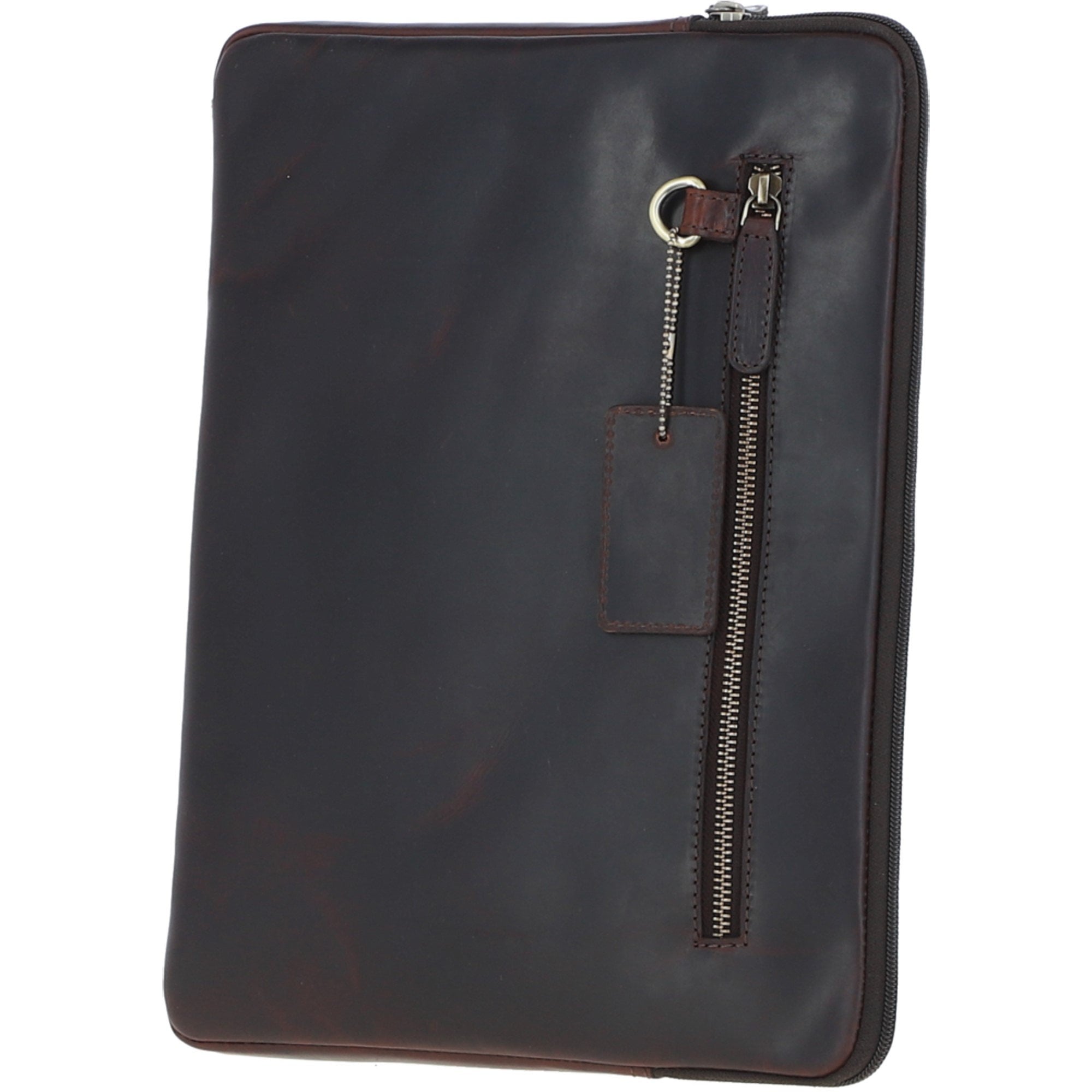 Leather Tablet Holder and A4 Sleeve Section Brown: K-40