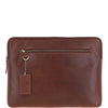 Leather Tablet Holder and A4 Sleeve Section Chestnut: K-40