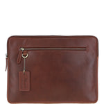 Leather Tablet Holder and A4 Sleeve Section Chestnut: K-40