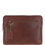 Leather Tablet Holder and A4 Sleeve Section Chestnut: K-40