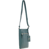 Ashwood Leather Crossbody Bag Green: 63014/cb3