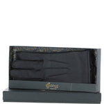 Men's Leather Gloves Black: GB-520
