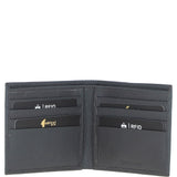 Leather Wallet & Key Ring Gift Set Grey/chalk/red: GB-305-GS