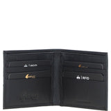 Leather Wallet & Key Ring Gift Set Black/ink blue/grey: GB-305-GS