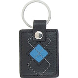 Leather Wallet & Key Ring Gift Set Black/ink blue/grey: GB-305-GS