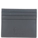 Leather Card Holder & Key Ring Gift Set Grey/chalk/red: GB-304-GS